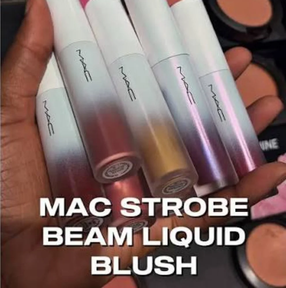 MAC Starlite Strobe Beam Liquid Blush Rose Gold Brand New In Box Full Size